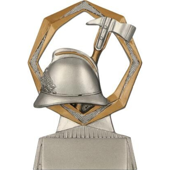 Odlévaná figurka hasiči