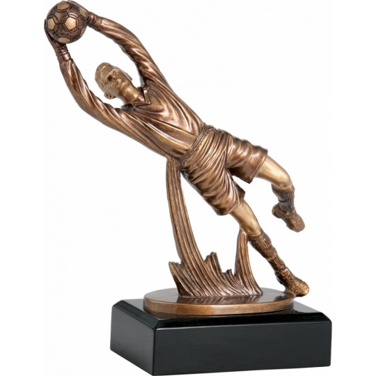Odlevaná figurka fotbal brankář
