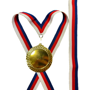 Stuha modro-červeno-bílá 22 mm (CZK)