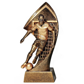Odlévaná figurka fotbal
