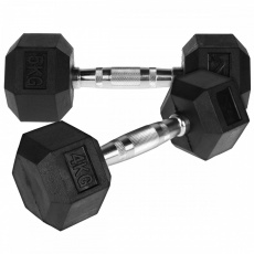 Jednoruční činka HEX 4 kg Jednoruční činka HEX 4 kg