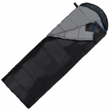 Spacák Sportvida - 250g/m2 HOLLOWFIBRE+ WINDSTOP černo-šedý Spacák Sportvida - 250g/m2 HOLLOWFIBRE+ WINDSTOP černo-šedý