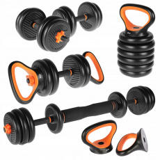 Sestava činek + kettlebell 20 kg Sestava činek + kettlebell 20 kg