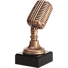 Odlévaná figurka mikrofón