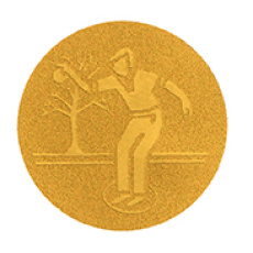 Emblém petanque 25 mm - zlatý Emblém petanque 25 mm - zlatý