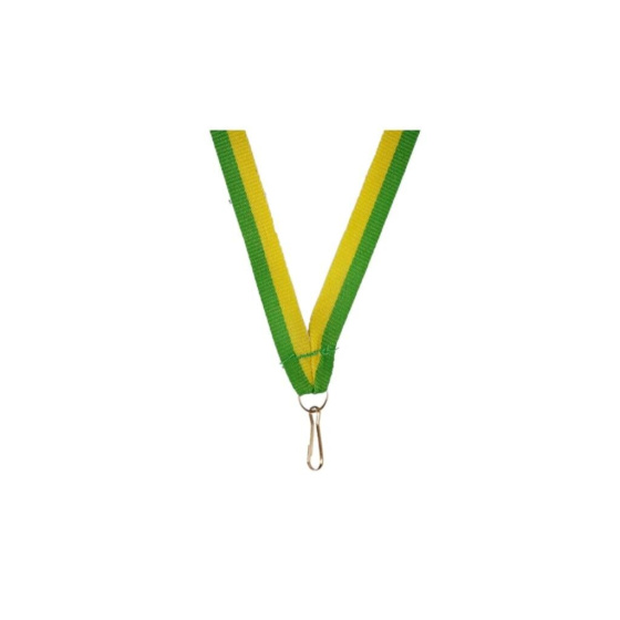 Stuha žluto-zelená 22 mm